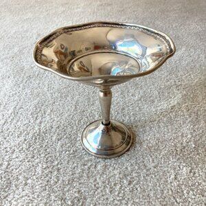 Vintage Sterling Silver Fluted Candy Dish